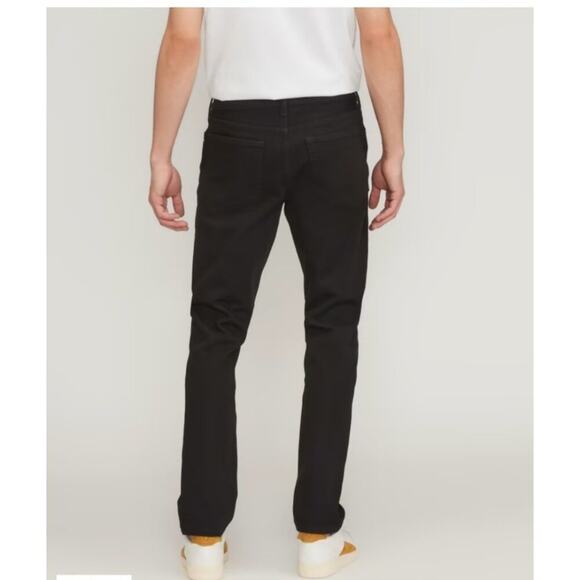 NWT Everlane Mens Slim 4-Way Stretch Organic Jean Black 32x30 - Picture 3 of 16